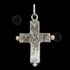 Silver Screw Cross Necklace 52 - Jewelry στο Athonian.gr
