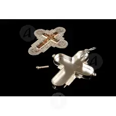 Silver Screw Cross Necklace 54 - Jewelry στο Athonian.gr
