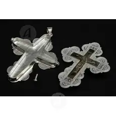 Silver Screw Cross Necklace 58 - Jewelry στο Athonian.gr