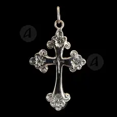 Mount Athos Silver Cross Necklace (77) - Jewelry στο Athonian.gr