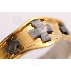 Silver Gilded Ring - 9 Types of Angels (050513) - Jewelry στο Athonian.gr