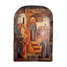 The Elevation of the Holy Cross - Orthodox Icons στο Athonian.gr