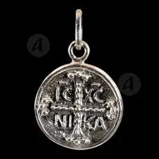 Silver Pendant IC XC NIKA 10 - Jewelry στο Athonian.gr