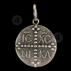 Mount Athos Silver Pendant IC XC NIKA 149 - Jewelry στο Athonian.gr