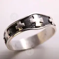 9 Τάγματα Αγγέλων - Ασημένιο Δαχτυλίδι (050513) -  Κοσμήματα στο Athonian.gr