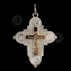 Silver Screw Cross Necklace 54 - Jewelry στο Athonian.gr