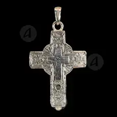 Silver Screw Cross Necklace 111 - Jewelry στο Athonian.gr