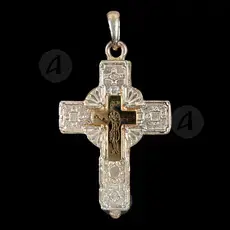Silver Screw Cross Necklace 112 - Jewelry στο Athonian.gr