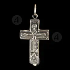 Silver Screw Cross Necklace 137 - Jewelry στο Athonian.gr