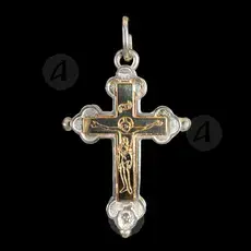 Silver Screw Cross Necklace 146 - Jewelry στο Athonian.gr