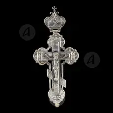 Silver Screw Cross Necklace 148 - Jewelry στο Athonian.gr