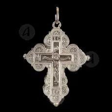 Silver Screw Cross Necklace 2 - Jewelry στο Athonian.gr
