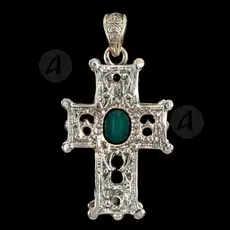 Silver Screw Cross Necklace 32 - Jewelry στο Athonian.gr