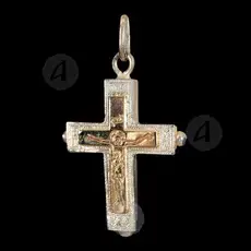 Silver Screw Cross Necklace 42 - Jewelry στο Athonian.gr