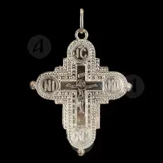 Silver Screw Cross Necklace 55 - Jewelry στο Athonian.gr