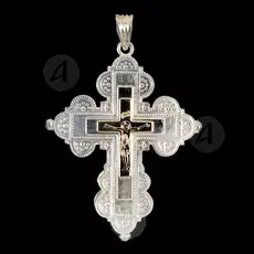Silver Screw Cross Necklace 56 - Jewelry στο Athonian.gr
