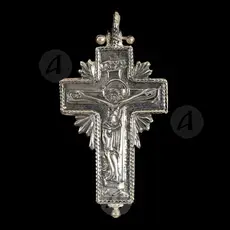 Silver Screw Cross Necklace 5 - Jewelry στο Athonian.gr