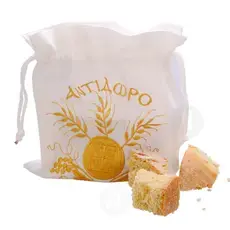 Antidoron Holy Bread Pouch (BRP-1917-GOL) - Handiwork στο Athonian.gr