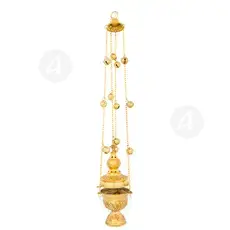 Church Censer Gold Plated (127e) - Ecclesiastical Utensils στο Athonian.gr