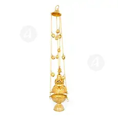 Church Censer Gold Plated (201e) - Ecclesiastical Utensils στο Athonian.gr