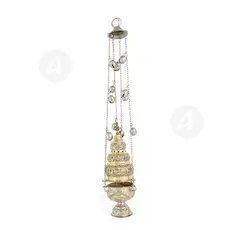 Church Censer Two Coloured (375GN) - Ecclesiastical Utensils στο Athonian.gr