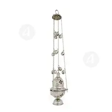 Church Censer Nickel Plated (377N) - Ecclesiastical Utensils στο Athonian.gr