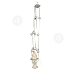 Church Censer Nickel Plated (9390GN) - Ecclesiastical Utensils στο Athonian.gr