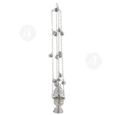 Church Censer Nickel Plated (9390N) - Ecclesiastical Utensils στο Athonian.gr