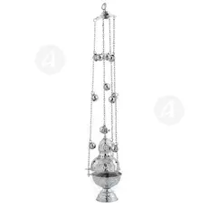 Church Censer Nickel Plated (9394N) - Ecclesiastical Utensils στο Athonian.gr
