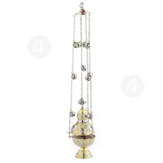 Church Censer Nickel Plated (9394GN) - Ecclesiastical Utensils στο Athonian.gr