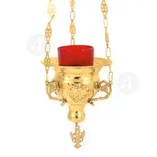 Hanging Vigil Lamp Gold Plated (9899e-HC) - Ecclesiastical Utensils στο Athonian.gr