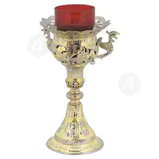 Τable Vigil Lamp Bronze Two-Coloured (9906gn) - Ecclesiastical Utensils στο Athonian.gr