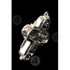 Silver Screwed Cross Necklace 155 - Jewelry στο Athonian.gr