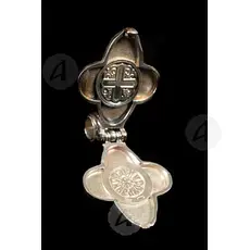 Silver Screwed Cross Necklace 155 - Jewelry στο Athonian.gr