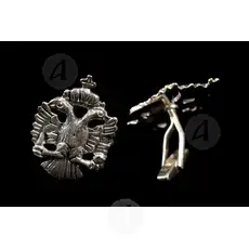 Silver Cufflinks Double-headed Eagle (126) - Jewelry στο Athonian.gr