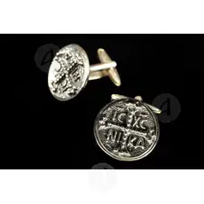 Silver Cufflinks IC XC NIKA (125) - Jewelry στο Athonian.gr