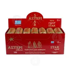 Incense Charcoals ''Star'' (Pack of 20 pieces) - Handiwork στο Athonian.gr