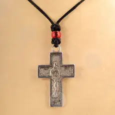 Silver Plated Neck Cross - Megisti Lavra Monastery (5) - Handiwork στο Athonian.gr
