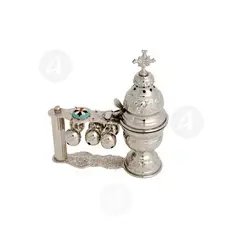 Katzion Censer Nickel Plated (401N) - Ecclesiastical Utensils στο Athonian.gr
