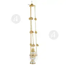 Church Censer Gold Plated (9390ed) - Ecclesiastical Utensils στο Athonian.gr