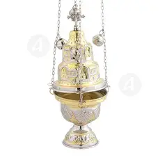 Church Censer Two Coloured (9392NG) - Ecclesiastical Utensils στο Athonian.gr