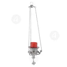 Hanging Vigil Lamp Nickel Plated (9692n) - Ecclesiastical Utensils στο Athonian.gr