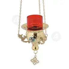 Hanging Vigil Lamp Bronze (9544b) - Ecclesiastical Utensils στο Athonian.gr