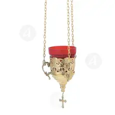 Hanging Vigil Lamp Bronze (9764b) - Ecclesiastical Utensils στο Athonian.gr