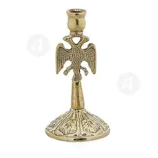 Church Candlestick Bronze Byzantine Eagle (8444b) - Ecclesiastical Utensils στο Athonian.gr