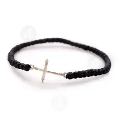 Prayer Rope with Silver Cross (010408) - Prayer ropes στο Athonian.gr