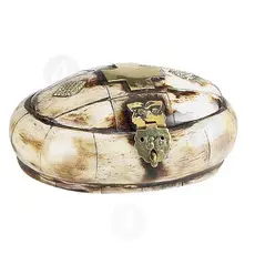 Wooden Oval Incense Box (9331) - Ecclesiastical Utensils στο Athonian.gr