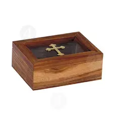 Wooden Incense Box (9434) - Ecclesiastical Utensils στο Athonian.gr