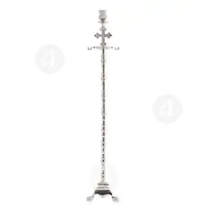 Nickel-plated candelabrum - Ecclesiastical Utensils στο Athonian.gr
