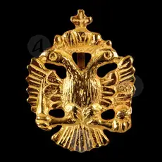 Gold Plated Pendant Double Headed Eagle (2G) - Jewelry στο Athonian.gr
